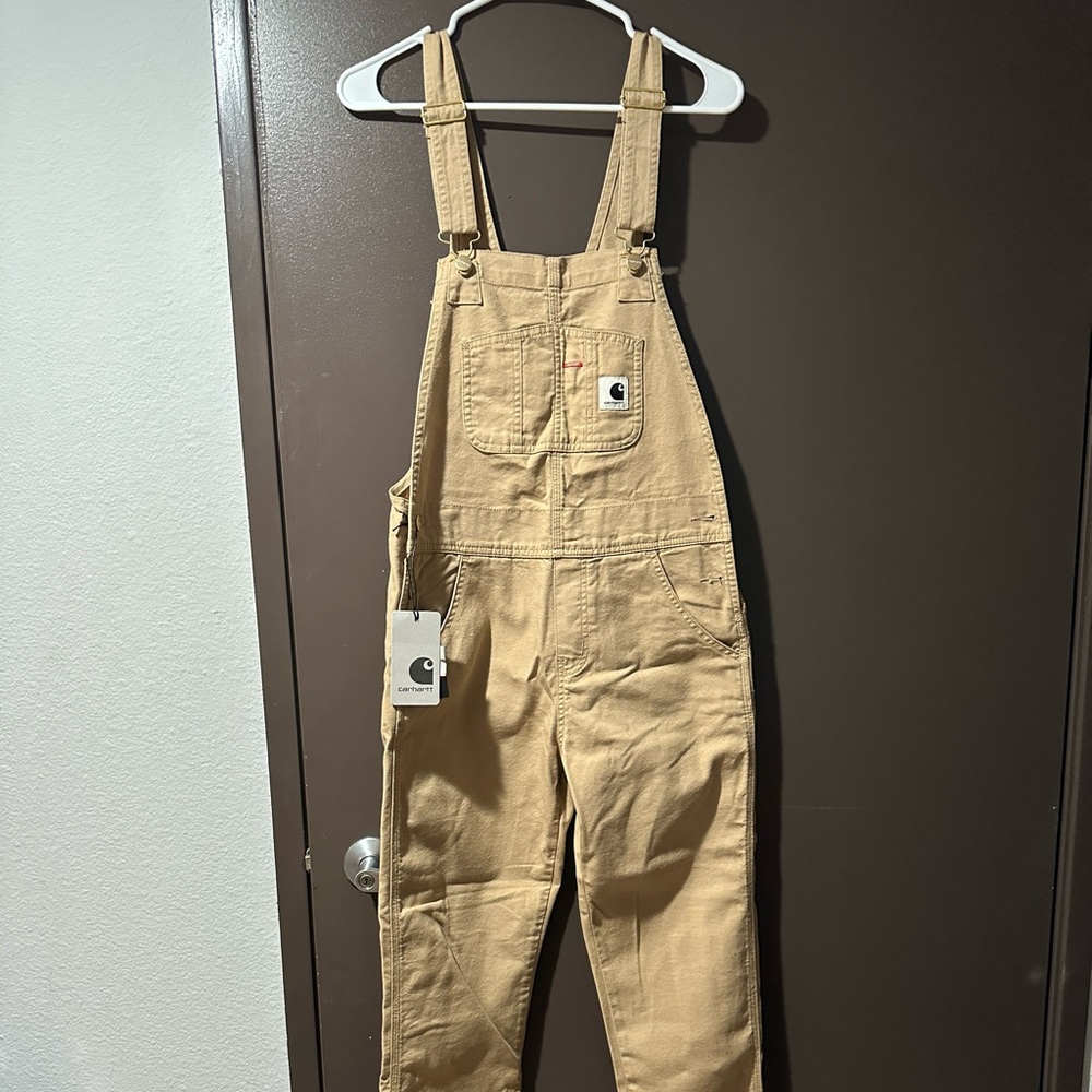 Carhartt WIP Tan Women Jeans Overalls